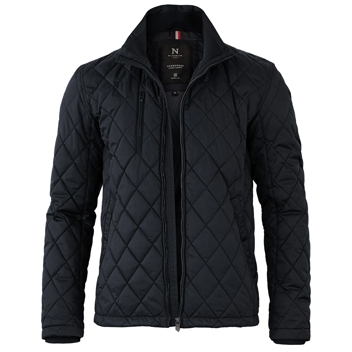 Henderson – stylish diamond quilted jacket — Midnight Blue